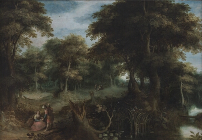 Wooded Landscape with Judah and Tamar