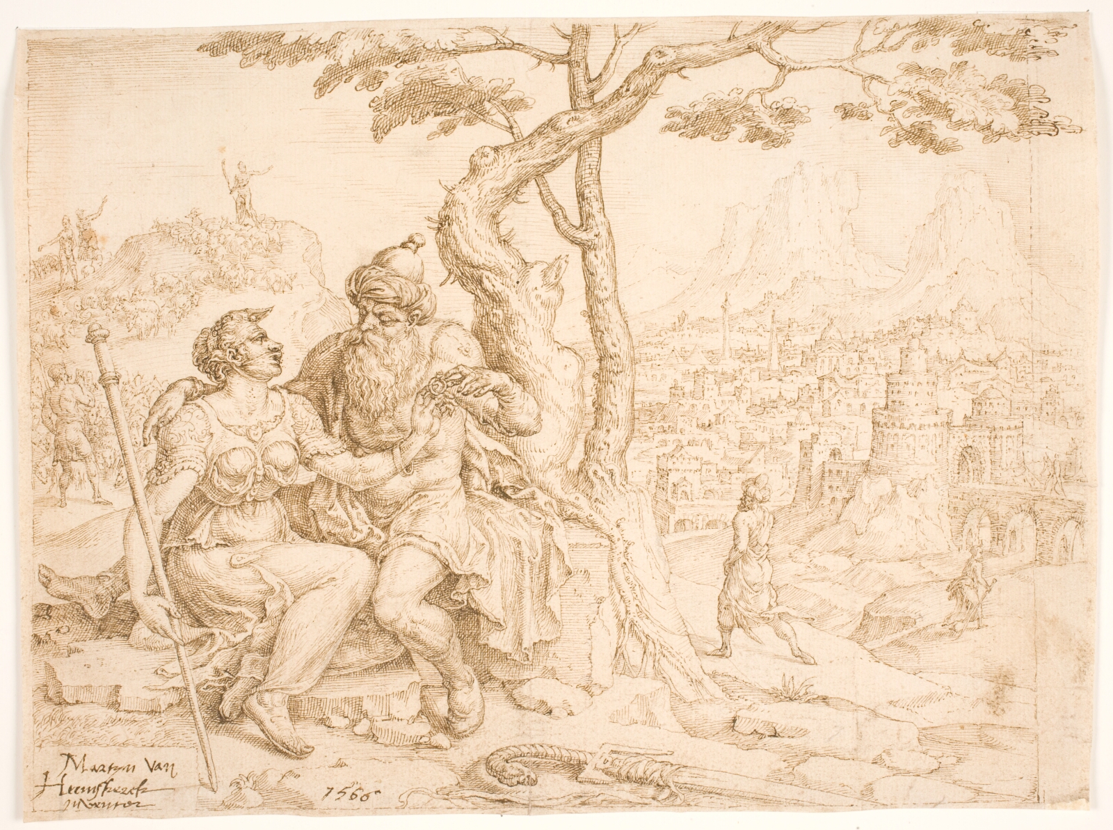 Maarten van Heemskerck, Juda og Tamar