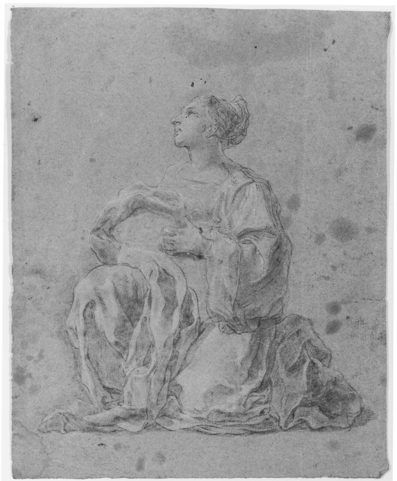 Francesco Solimena, Knælende kvinde