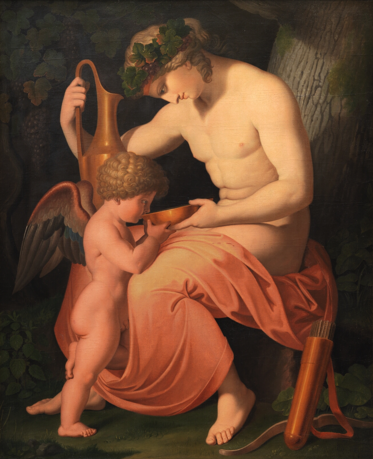 Asmus Jacob Carstens, Bacchus og Amor