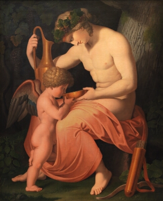 Bacchus and Cupid