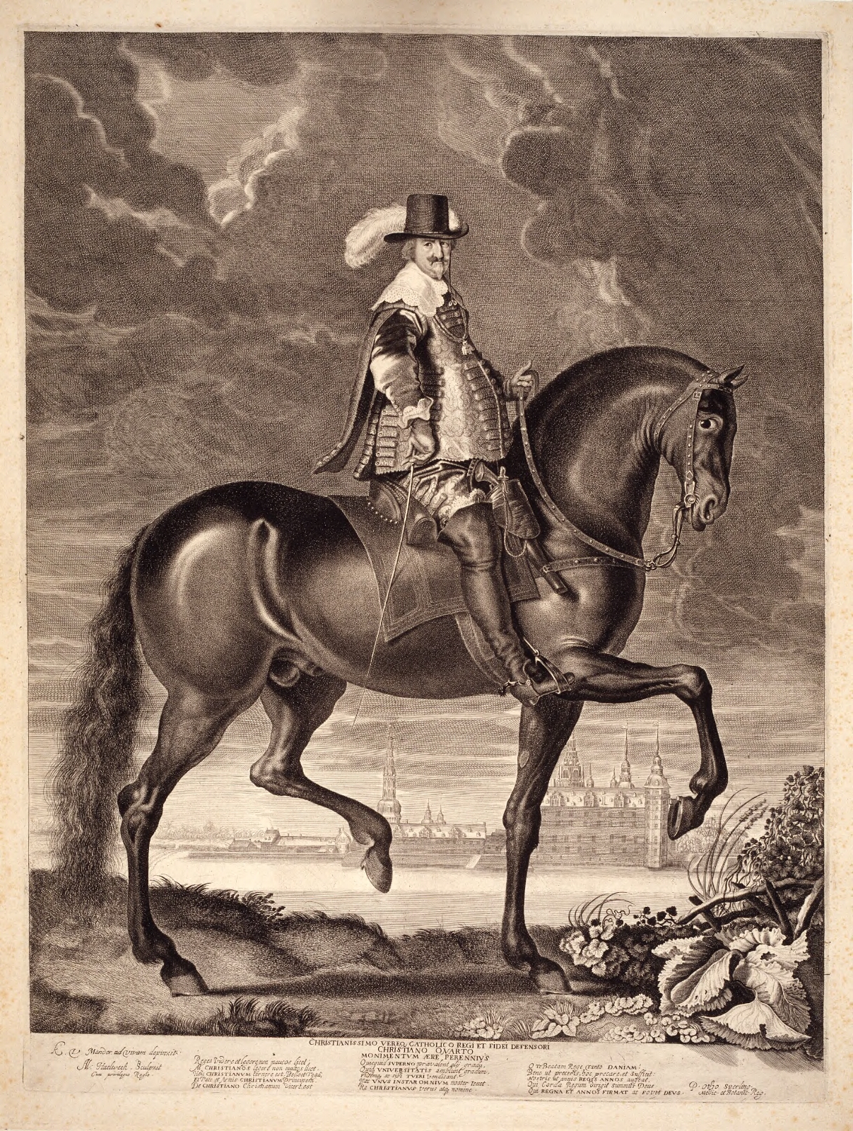 Albert Haelwegh, Christian IV til hest