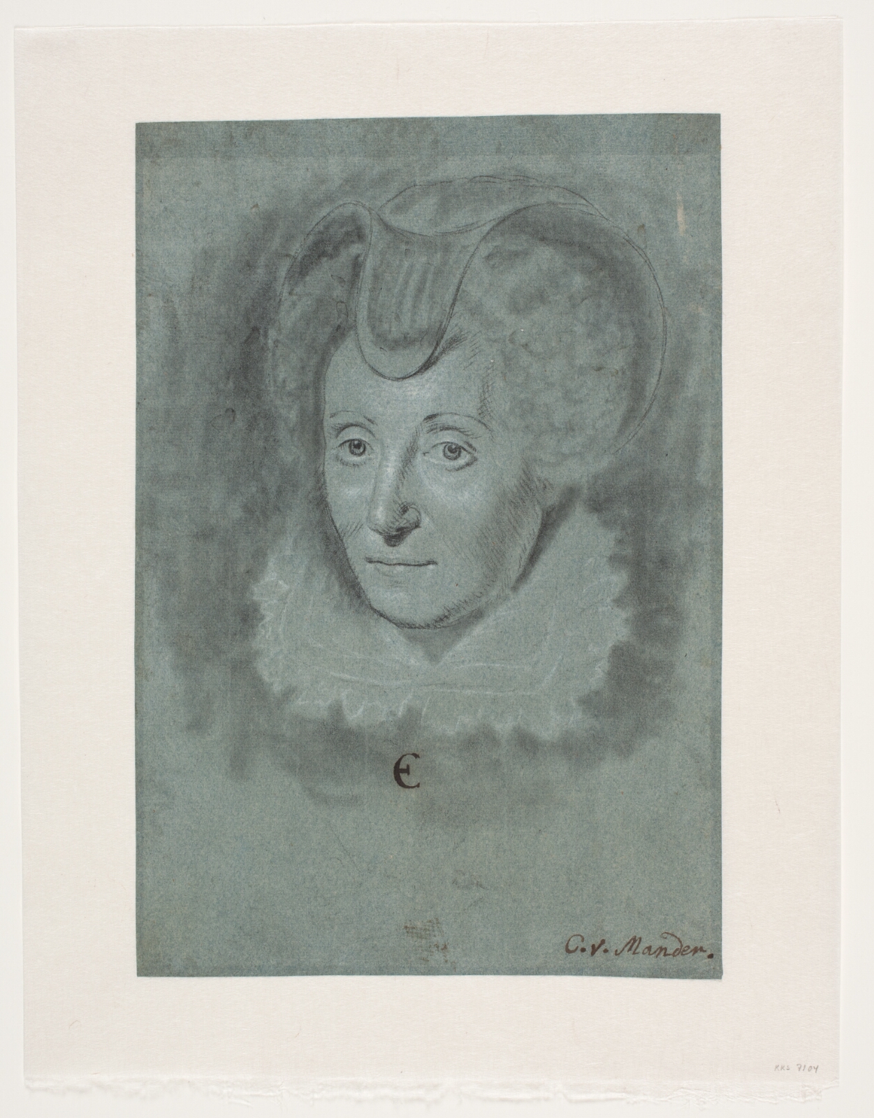 Karel van Mander III, Dameportræt. Louise de Coligny.