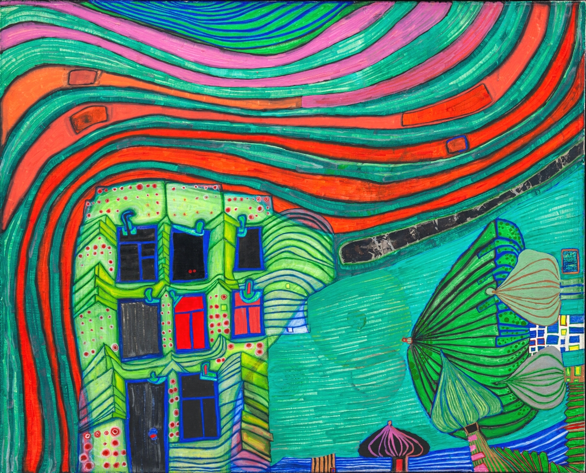 Heavy Grass Wind, 1968, Friedensreich Hundertwasser | SMK Open