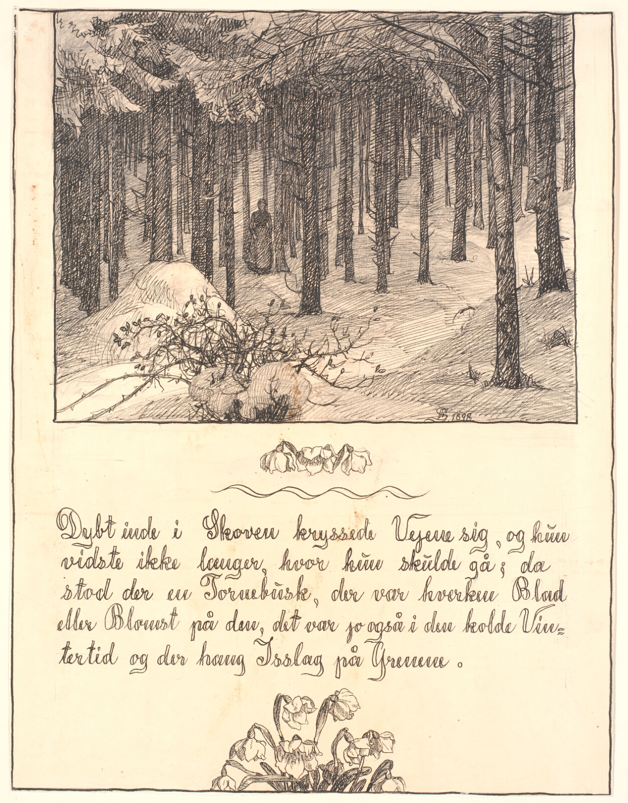 Fritz Syberg, Dybt inde i Skoven krydsede Vejene sig...