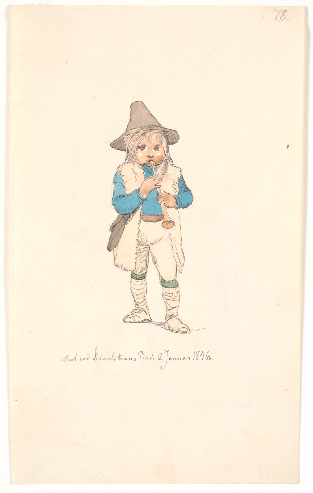 Johan Thomas Lundbye, Lille "pifferaro"