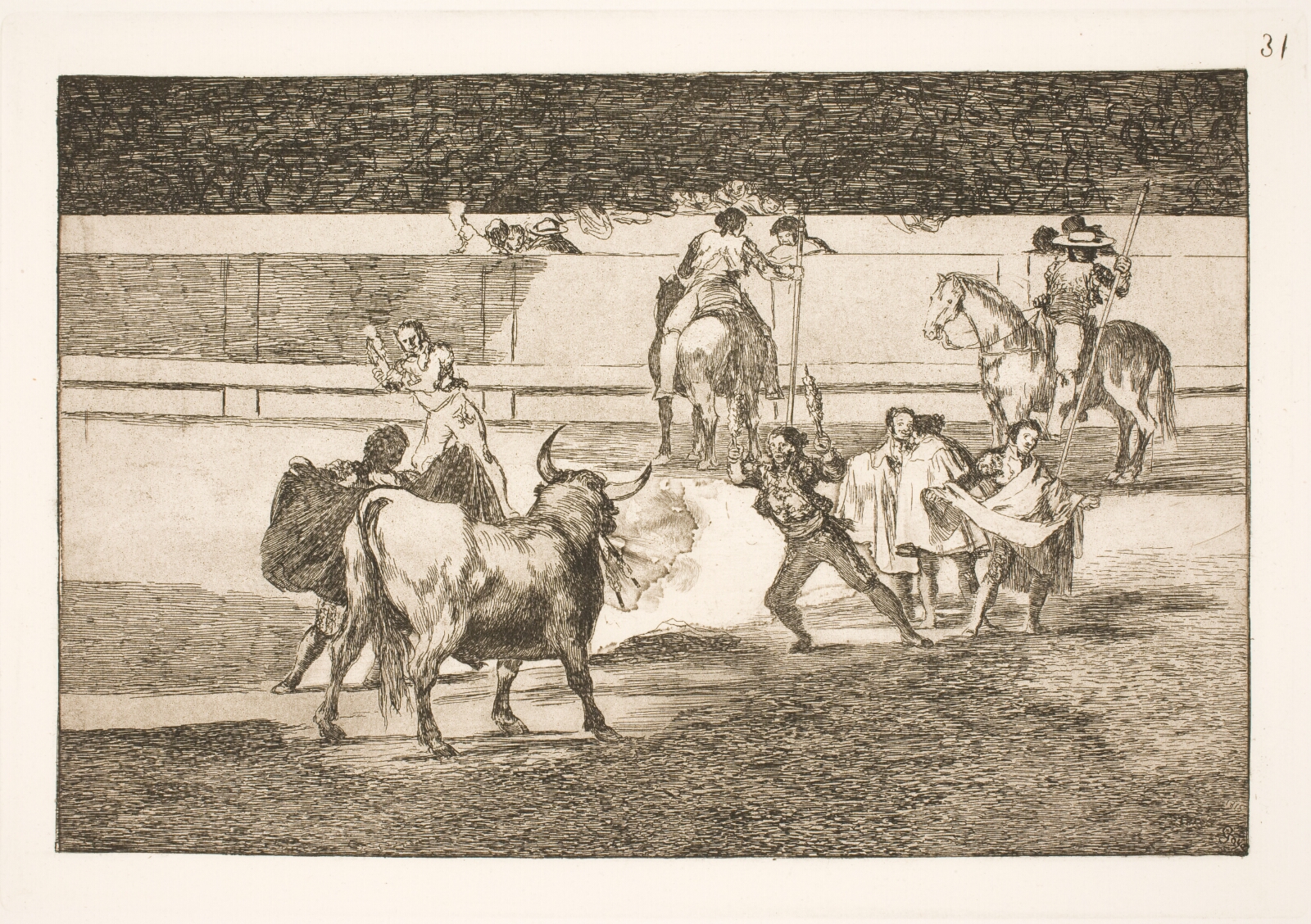 Francisco de Goya, Banderillas med lynkinesere