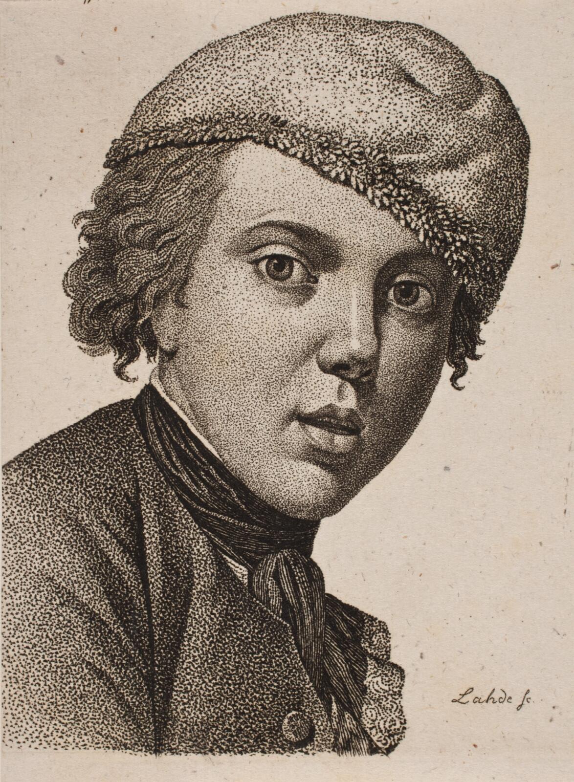 Gerhard Ludvig Lahde, Jens Juel, Efter Juels selvportræt fra 1767