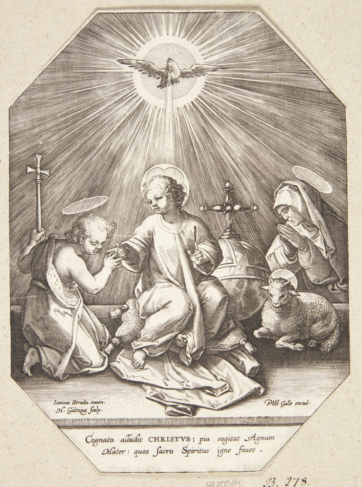 Hendrick Goltzius, Elisabeth med Johannes Døberen og Jesus som børn