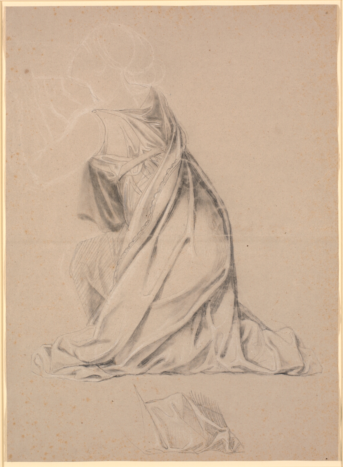 Nicolai Abildgaard, Studie til den knælende figur, der symboliserer Holsten på Christian I-billedet til Christiansborg
