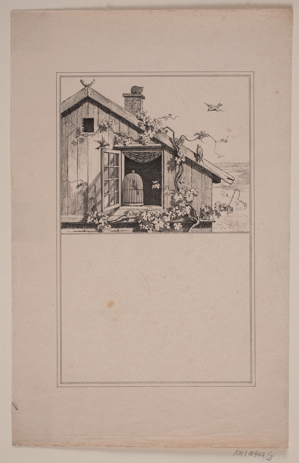 Adolph Kittendorff, Den fangne og de frie. Prøvetryk til Chr. Winther og M. Rørbye, "25 Billeder for små børn"
