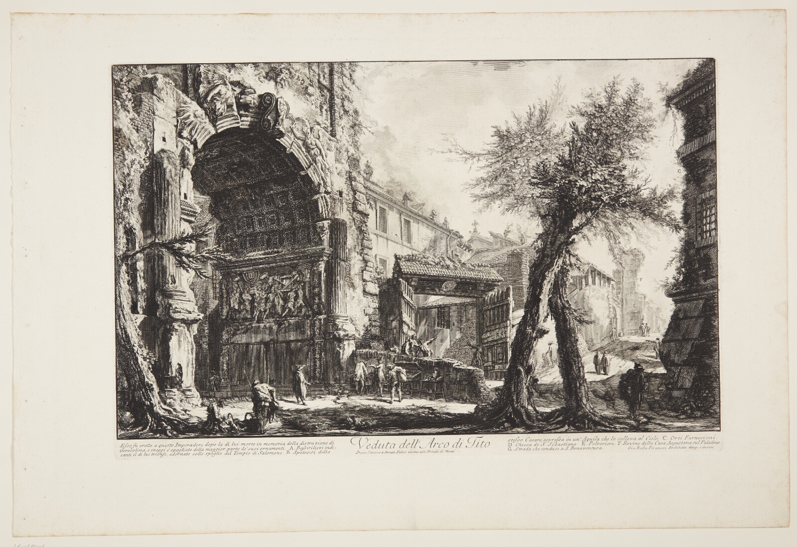 Giovanni Battista Piranesi, Titus' triumfbue