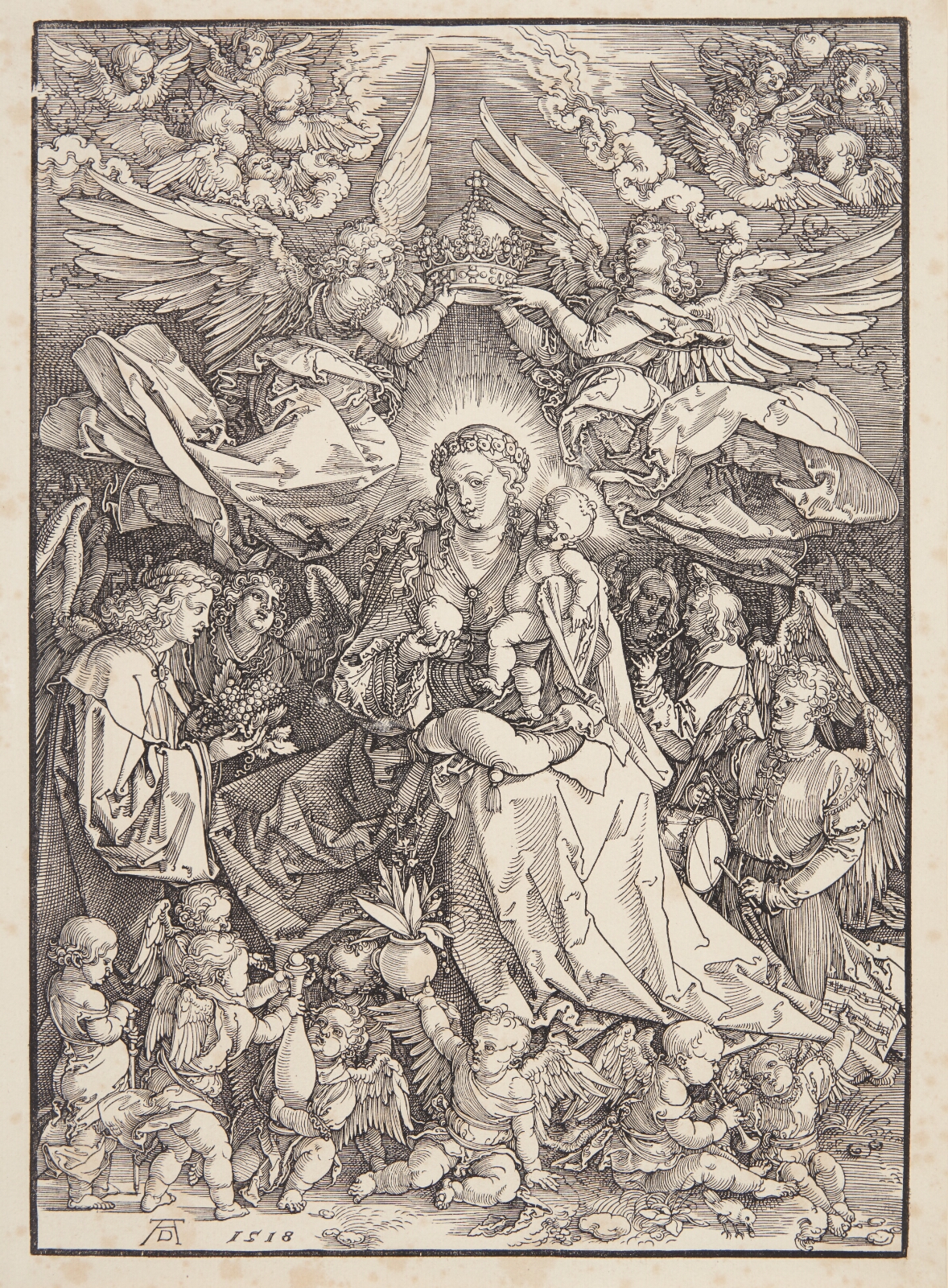 Albrecht Dürer, Madonna, englenes dronning