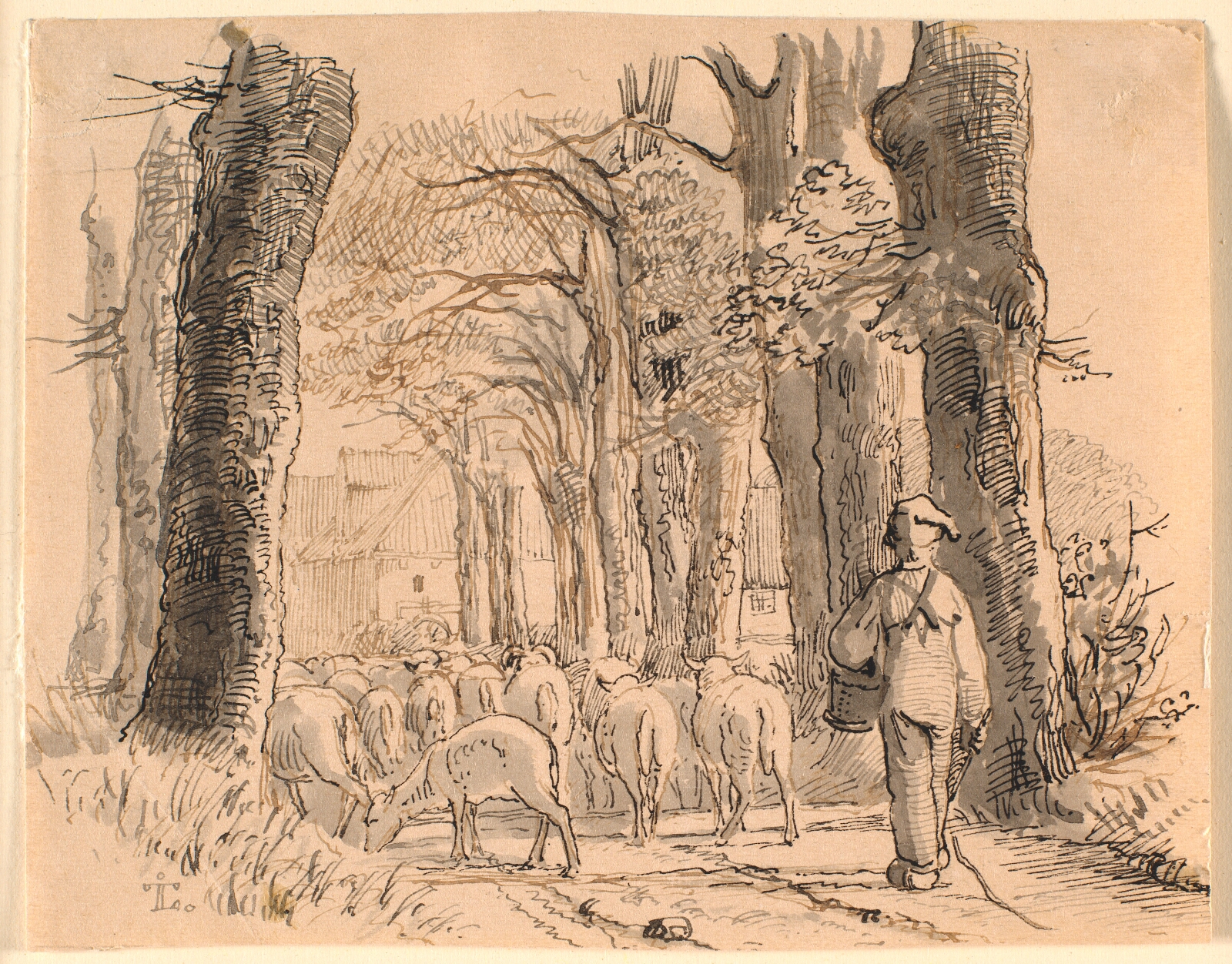Johan Thomas Lundbye, Vogterdrengen