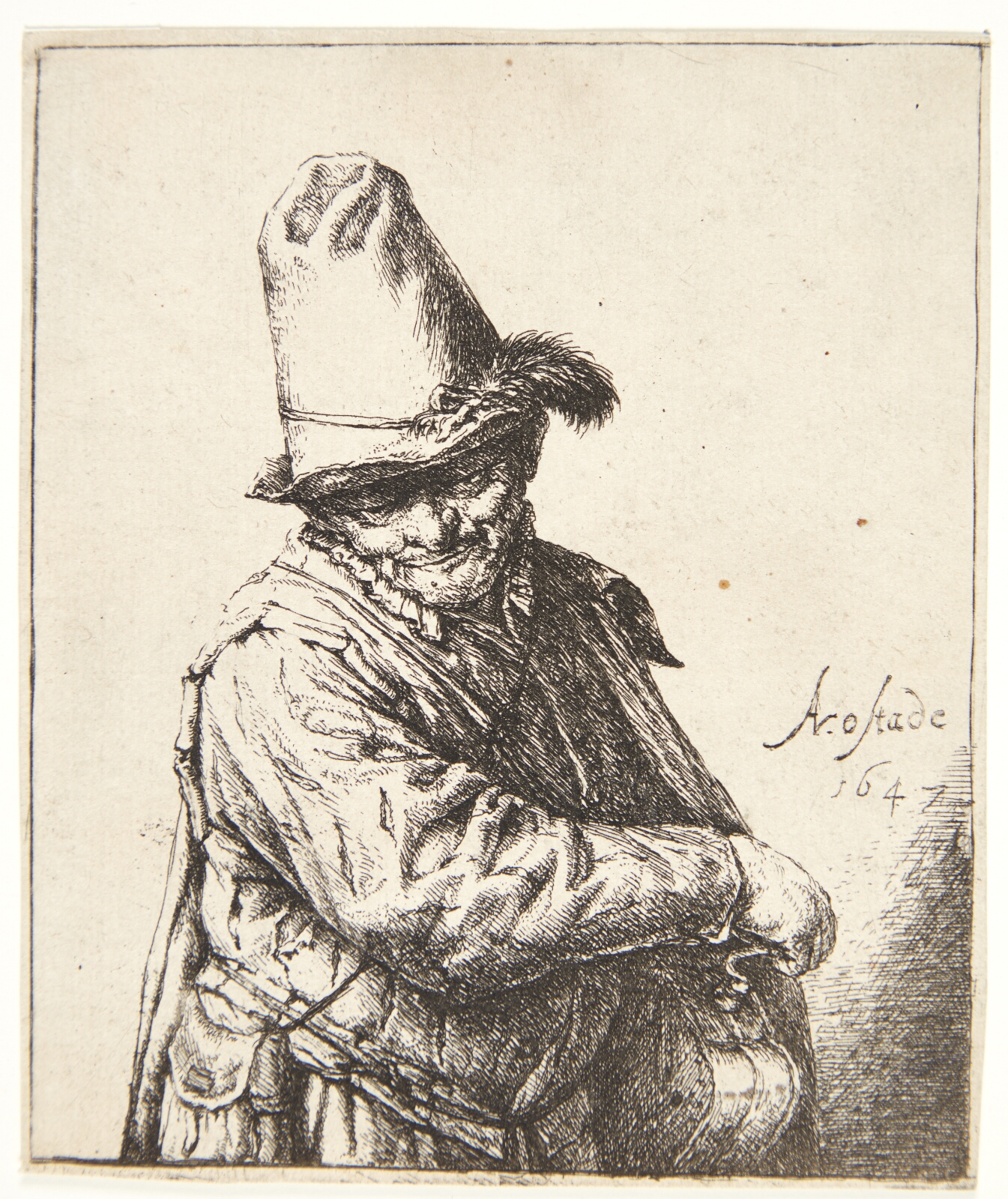 Adriaen van Ostade, Lirekassemand