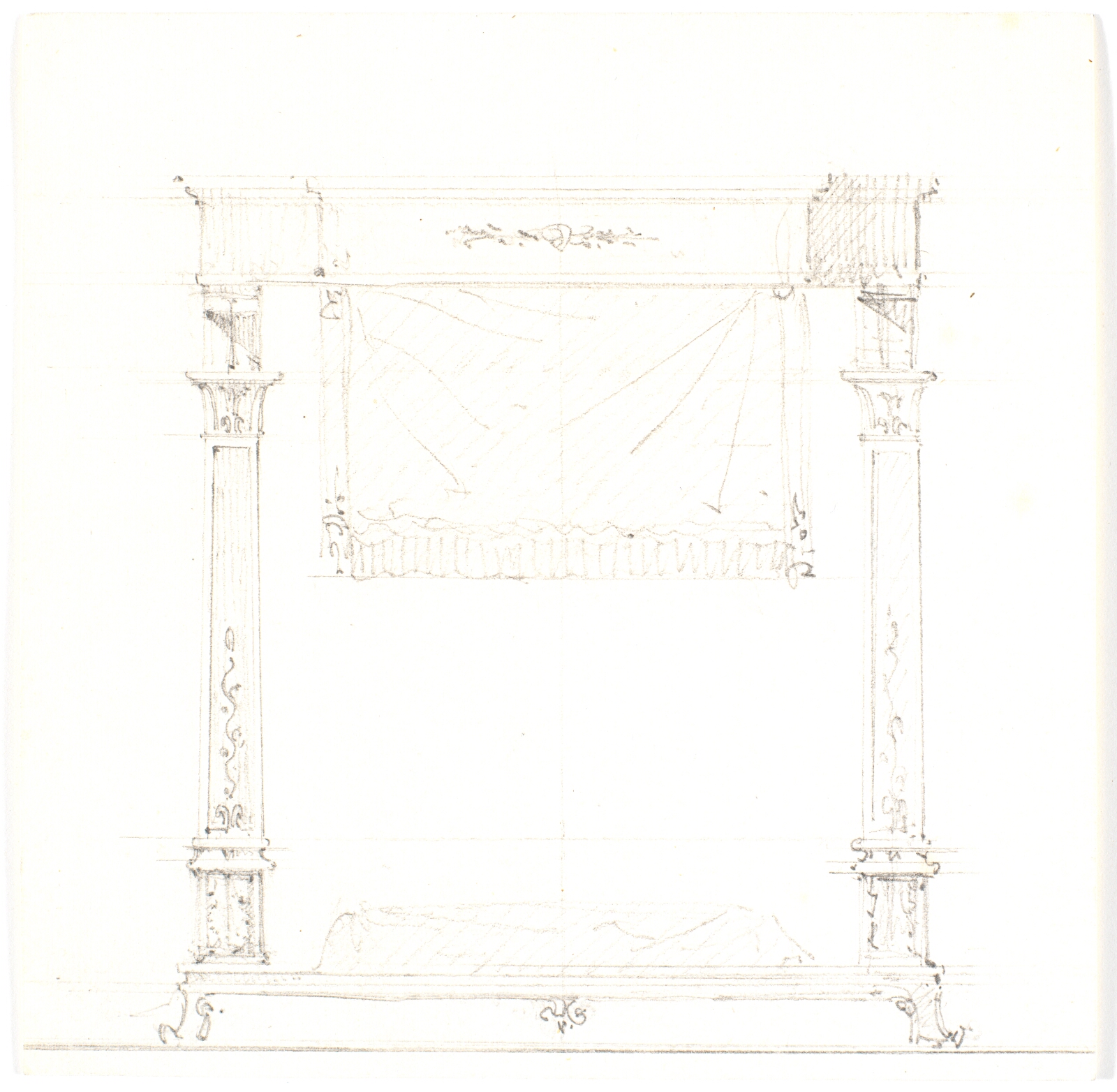 Martinus Rørbye, Studie af et udskåret bord