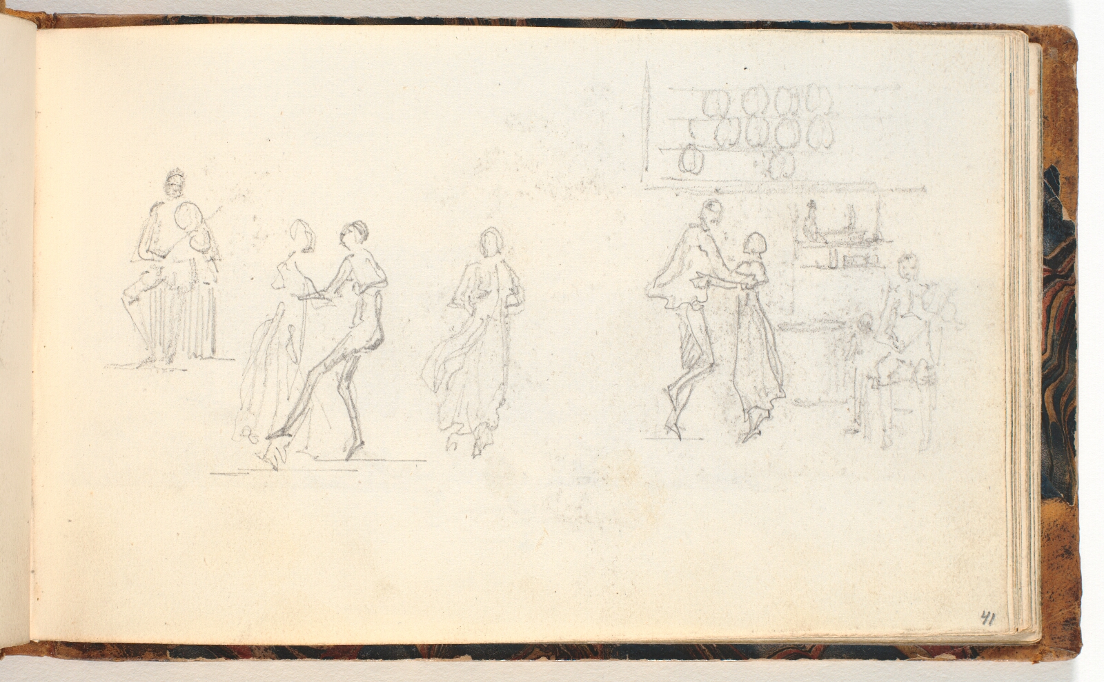 Martinus Rørbye, Interiør med dansende figurer