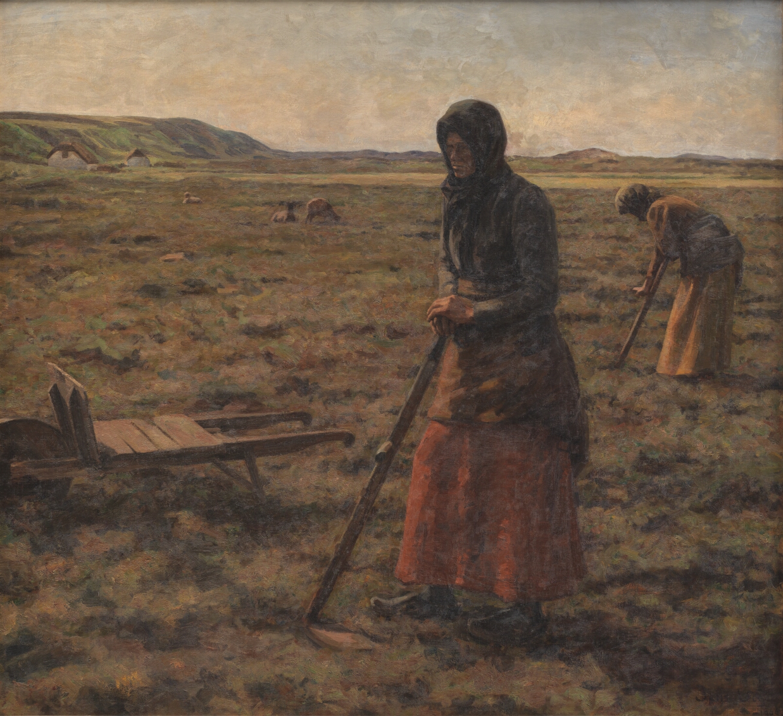 Jens Vige, Kvinder hakker lyng
