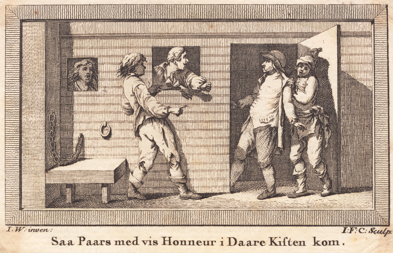 J.F. Clemens, Peder Paars sættes i dårekisten