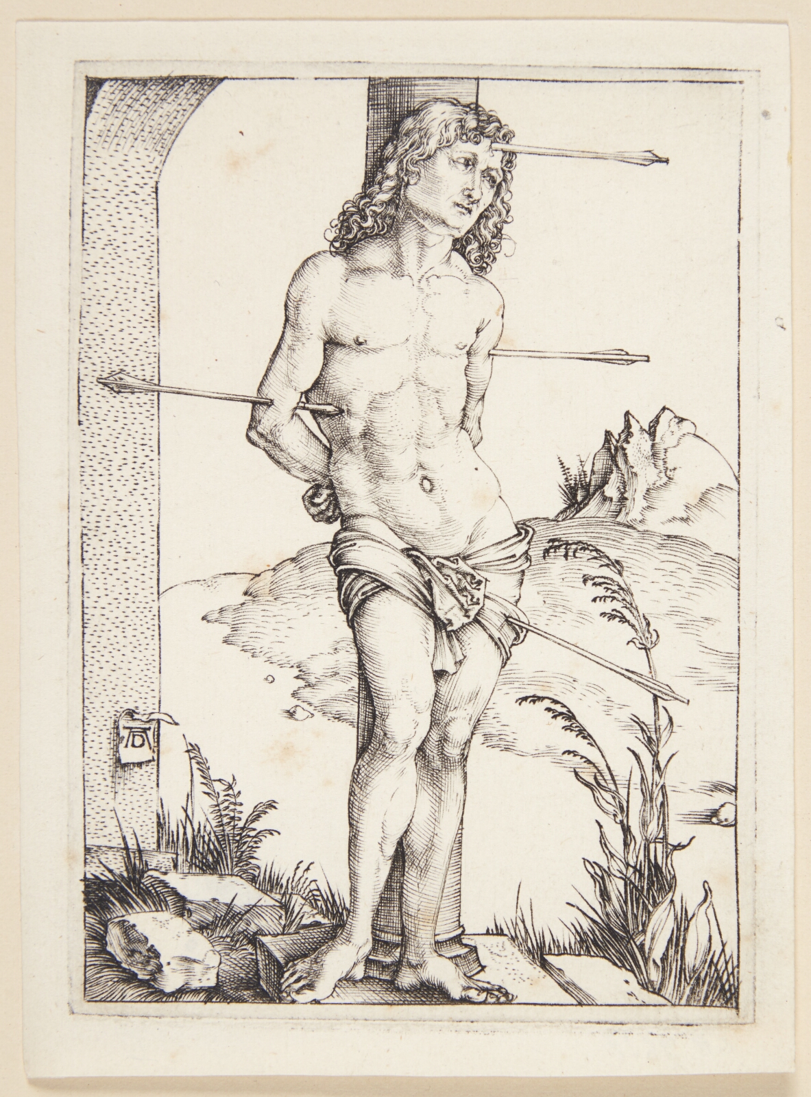 Albrecht Dürer, Den Hellige Sebastian, bundet til en søjle