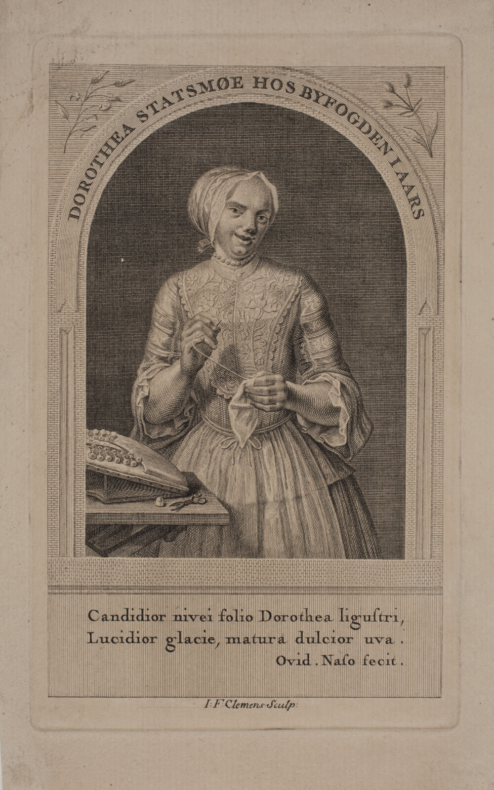 J.F. Clemens, Peder Paars' fæstemø Dorothea