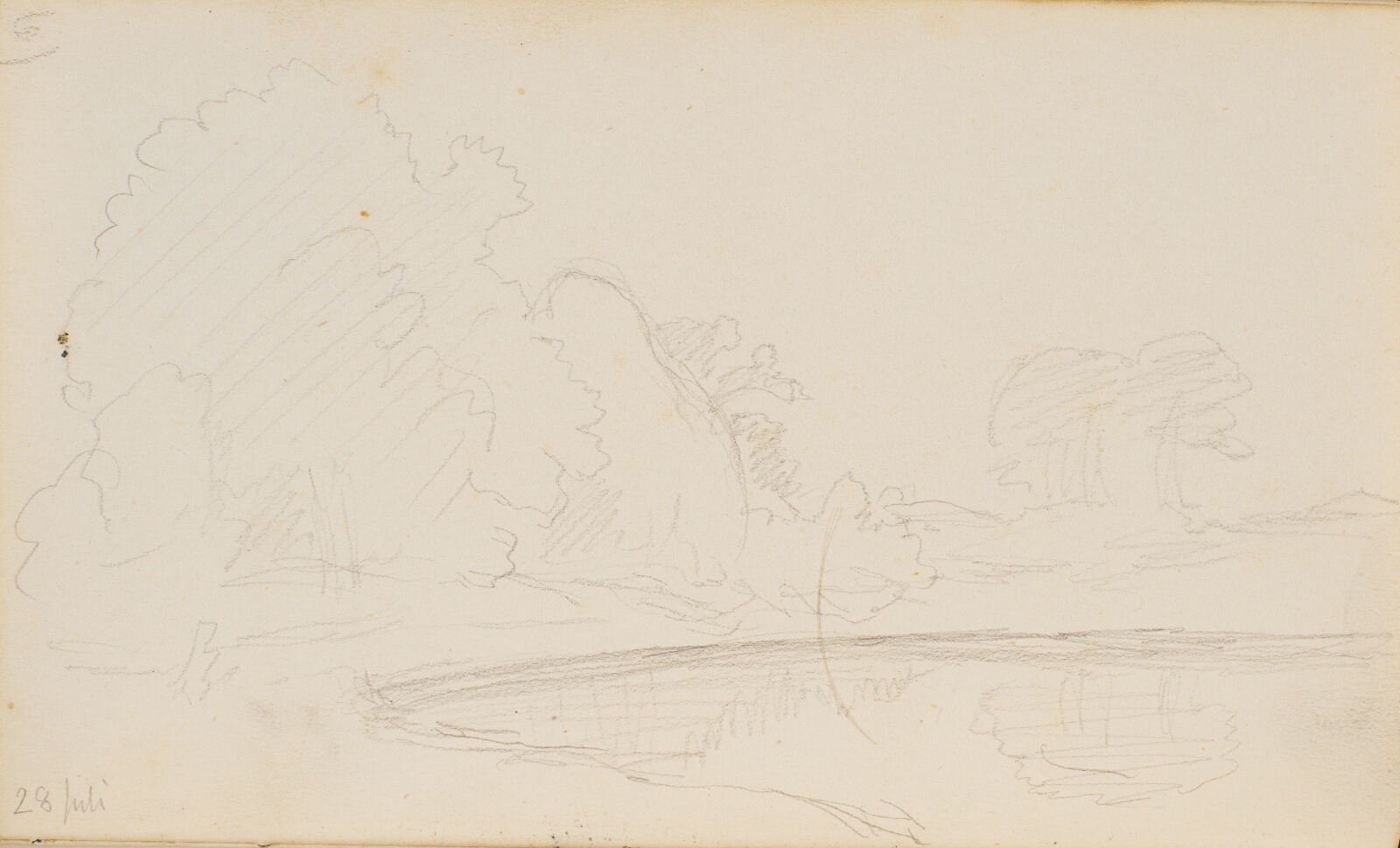 P.C. Skovgaard, Skovsø og træer