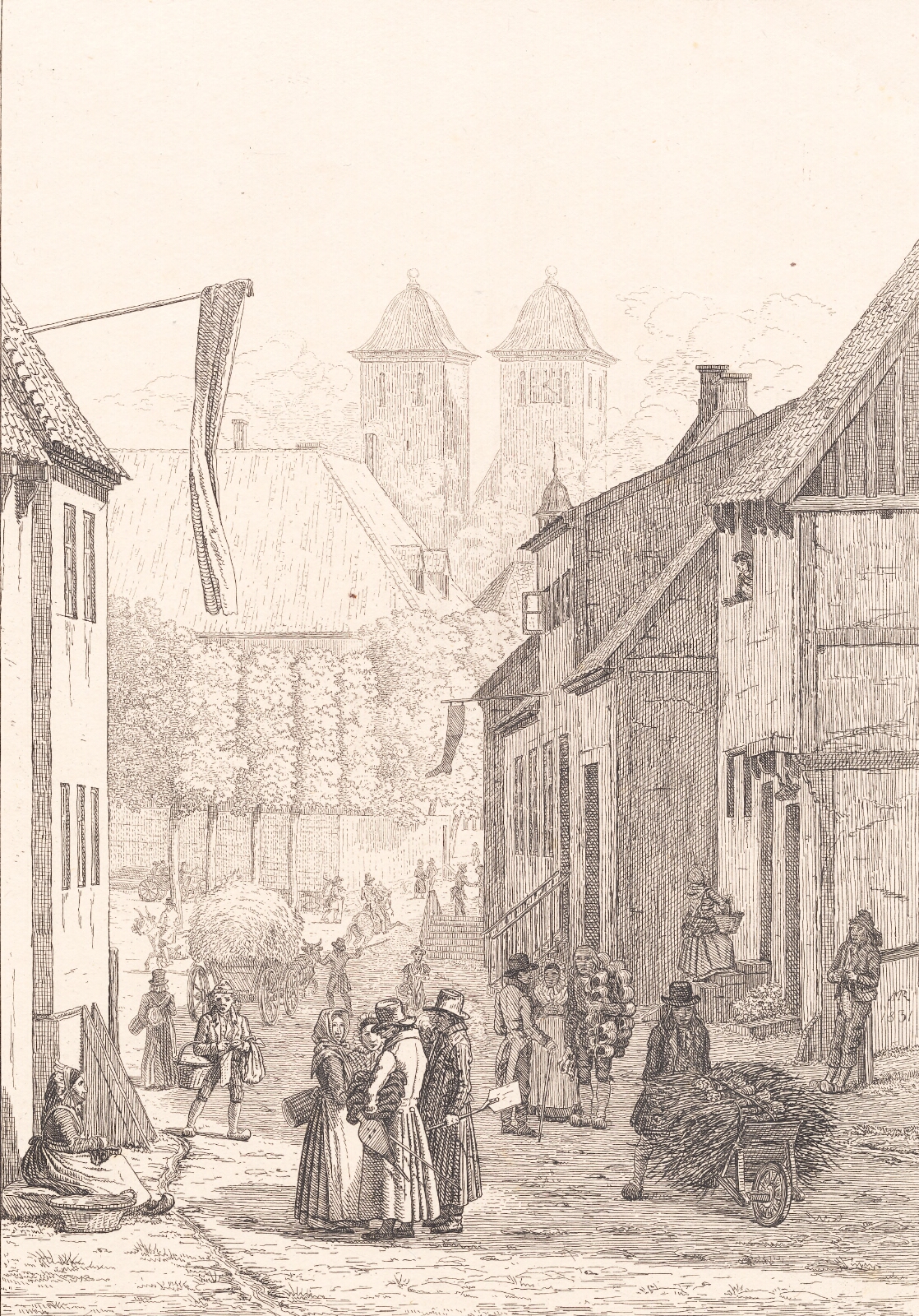 Martinus Rørbye, En torvedag i Viborg
