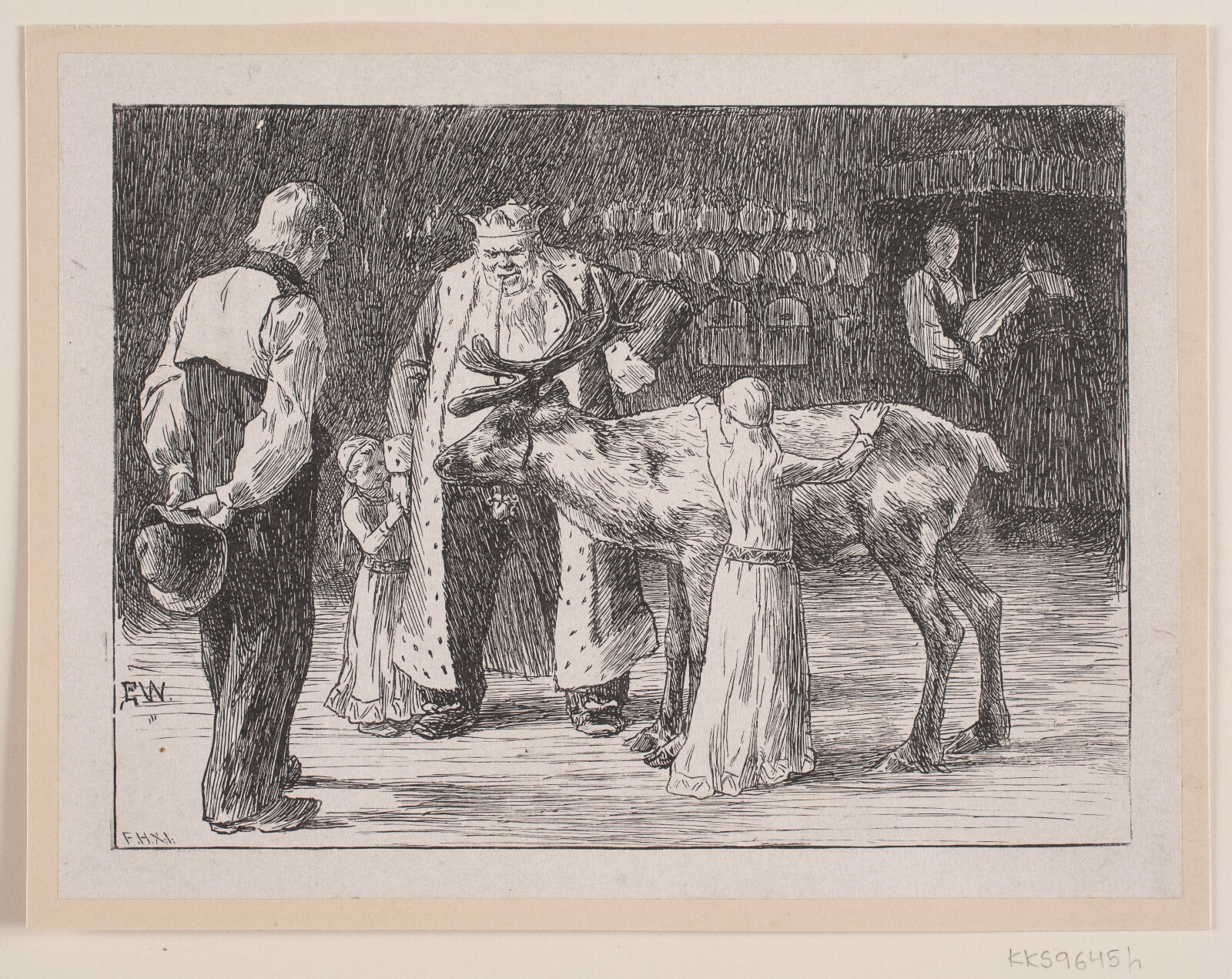 F. Hendriksen, Illustration til "Herreper"