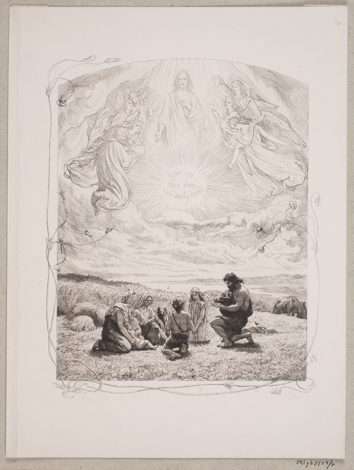 Lorenz Frølich, Illustration til "The Lord's Prayer"