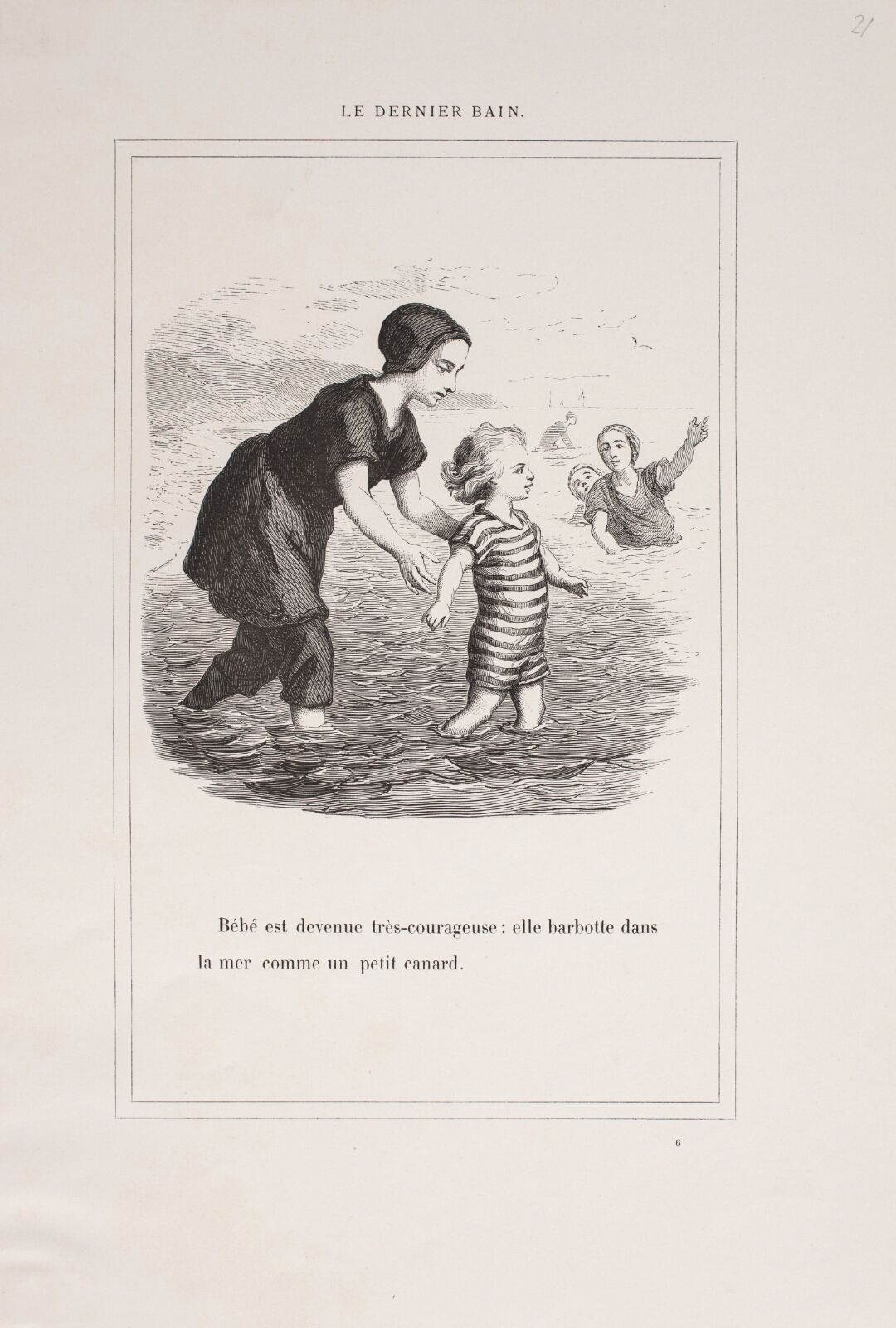 Lorenz Frølich, Le dernier bain