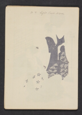 Geishaer forbereder underholdning (aftryk fra lys purpur stok), Chōbunsai Eishi, 1895-1905