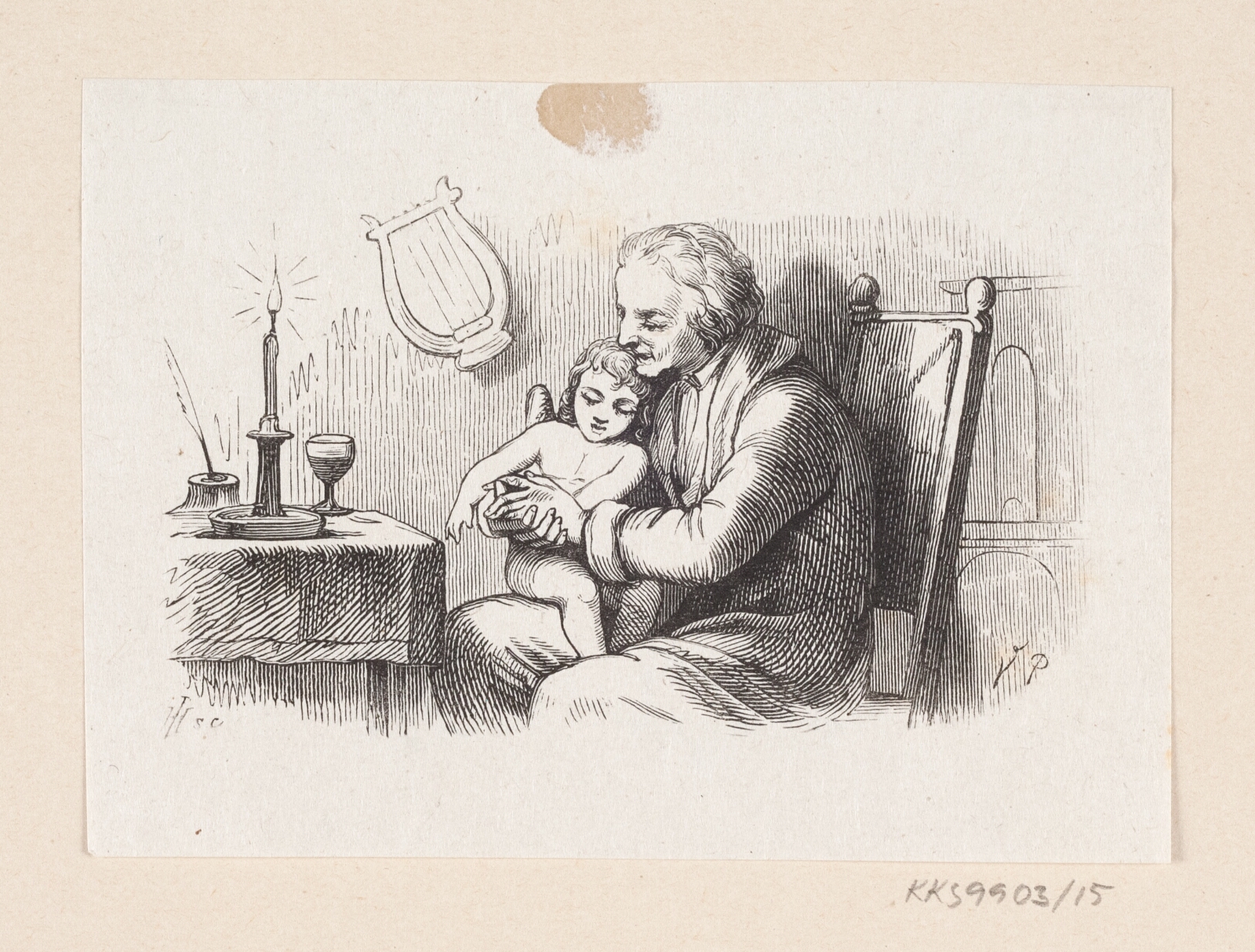 H.P. Hansen, Illustration til "Den uartige Dreng" i H.C. Andersen, "Eventyr og Historier", Bind 1