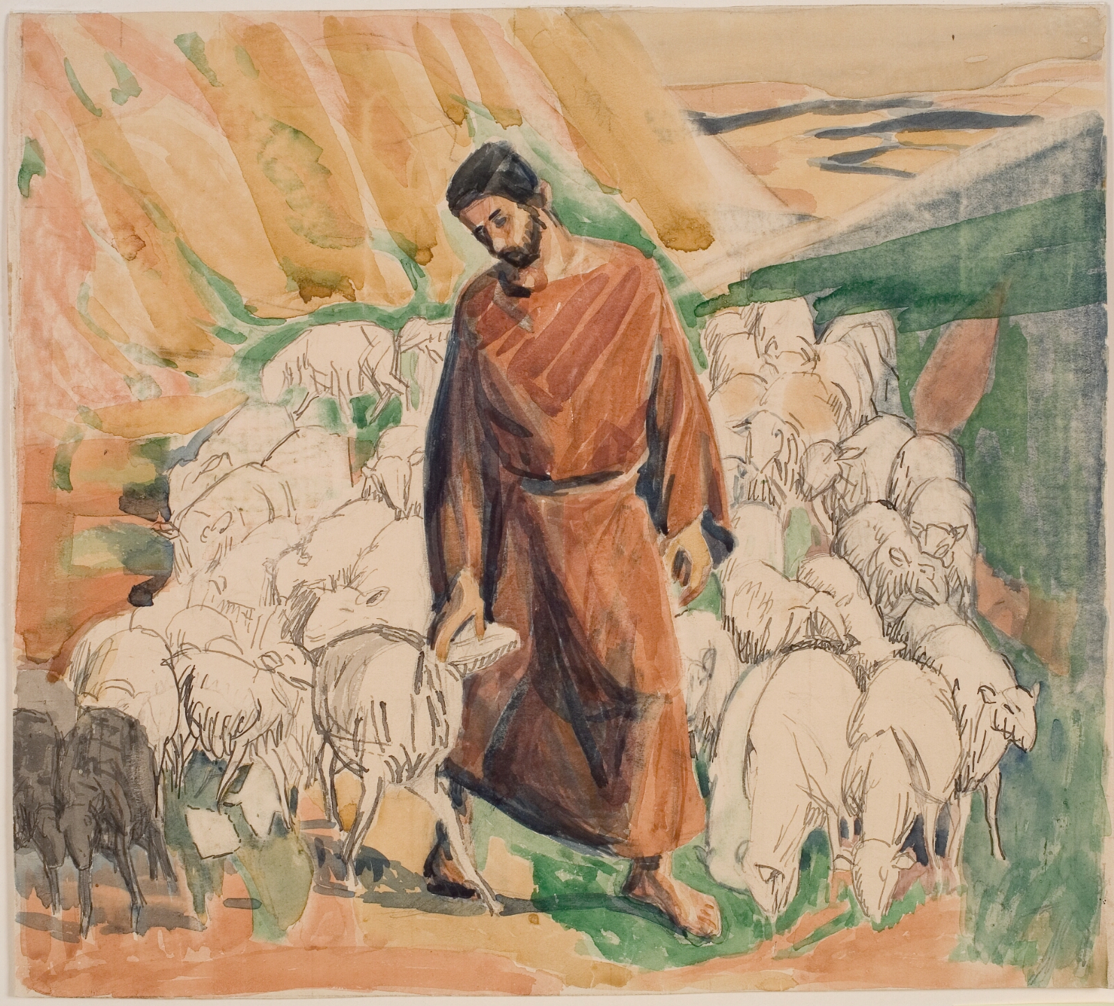 Niels Larsen Stevns, Den gode hyrde