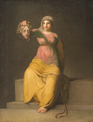 Theology. Allegorical figure
