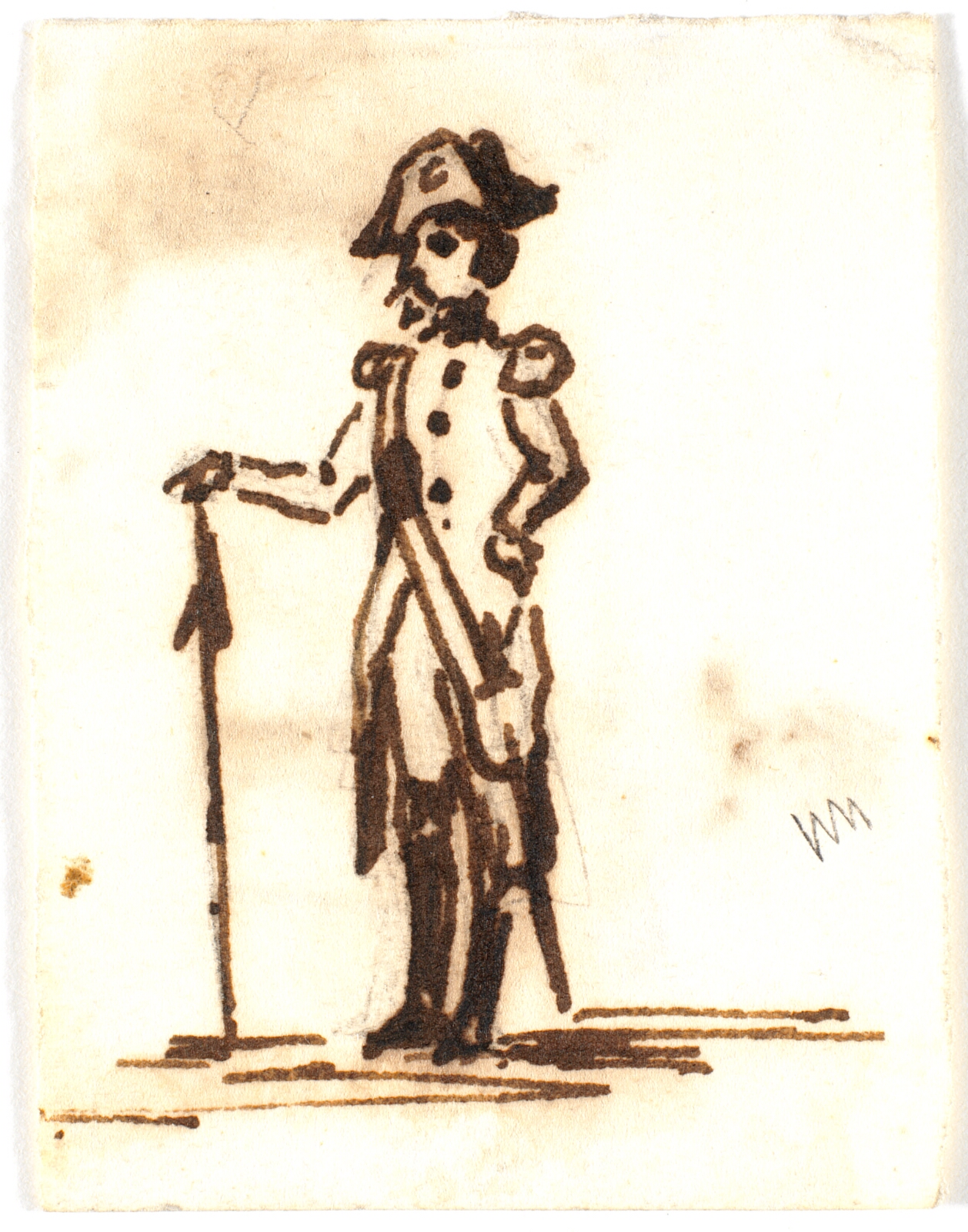 Martinus Rørbye, Stående soldat