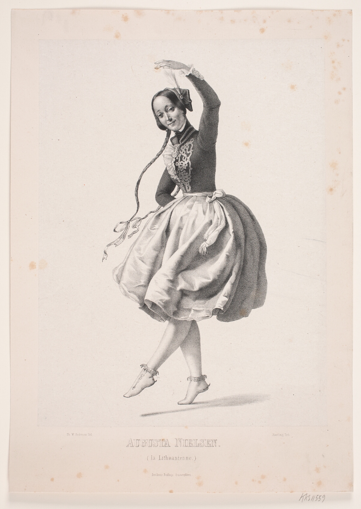 Augusta Nielsen, 1809 – 1875, Edvard Fortling, Th.W. Pedersen | SMK Open