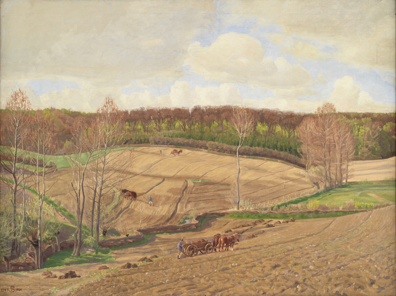 Fritz Syberg, Ved forårstid