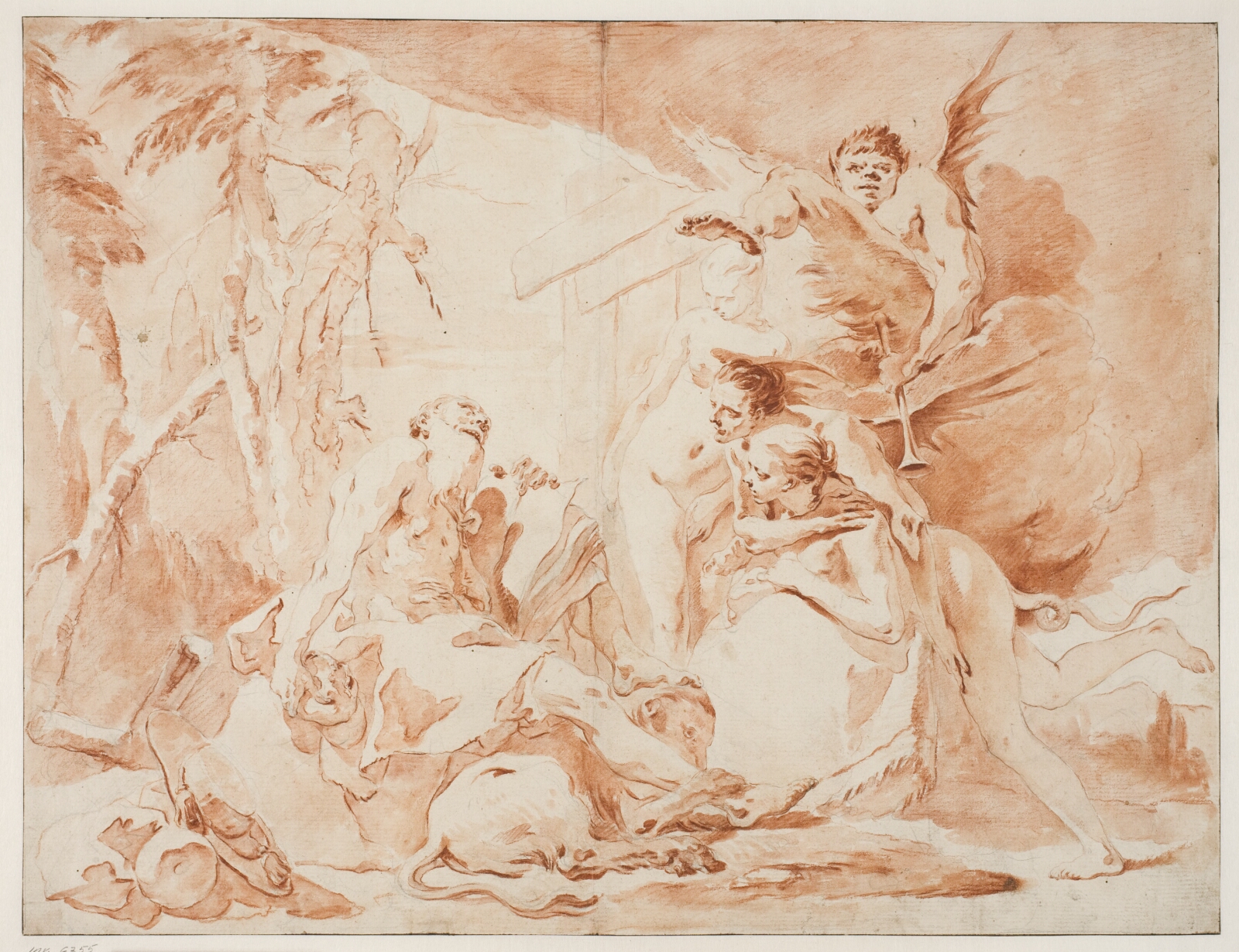 Giovanni Battista Tiepolo, Den hellige Hieronymus' fristelser