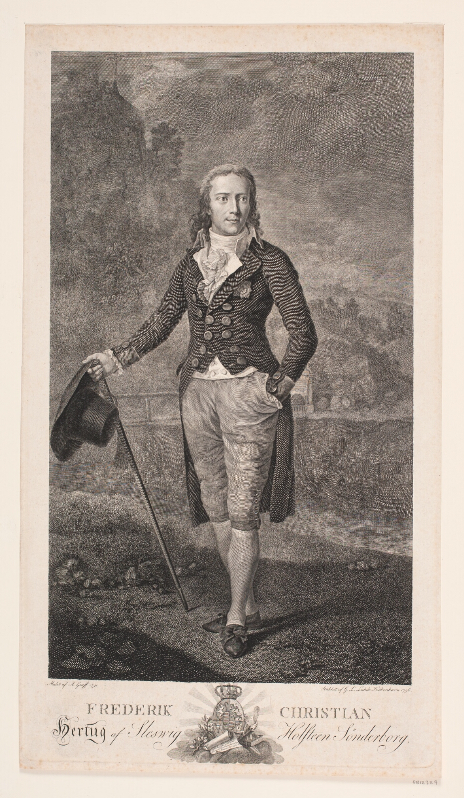 Gerhard Ludvig Lahde, Frederik Christian, Hertug af Slesvig