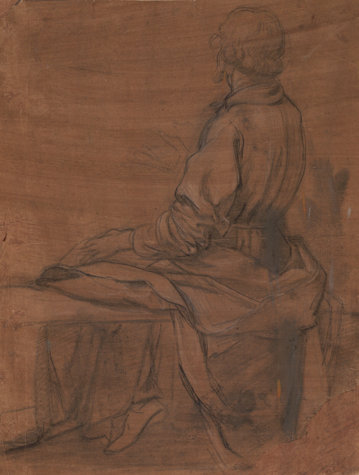 Jacopo da Empoli, Siddende mand set bagfra
