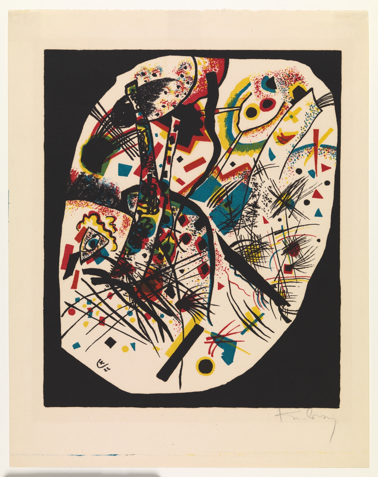 Wassily Kandinsky, Planche III fra mappen Kleine Welten