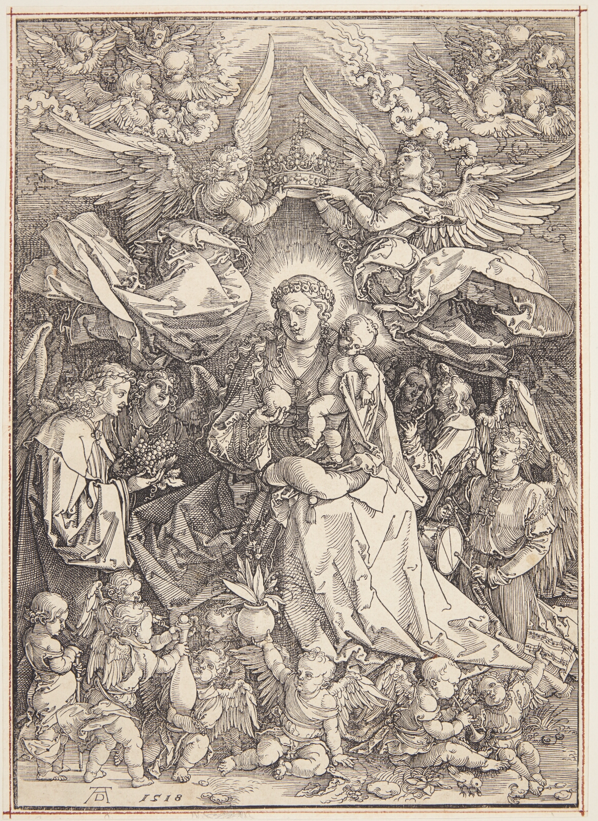 Albrecht Dürer, Madonna, englenes dronning