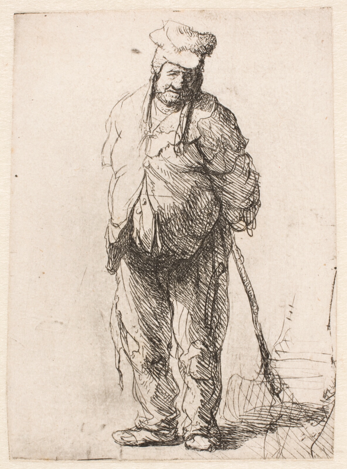 Rembrandt van Rijn, Pjaltet bonde med hænderne på ryggen