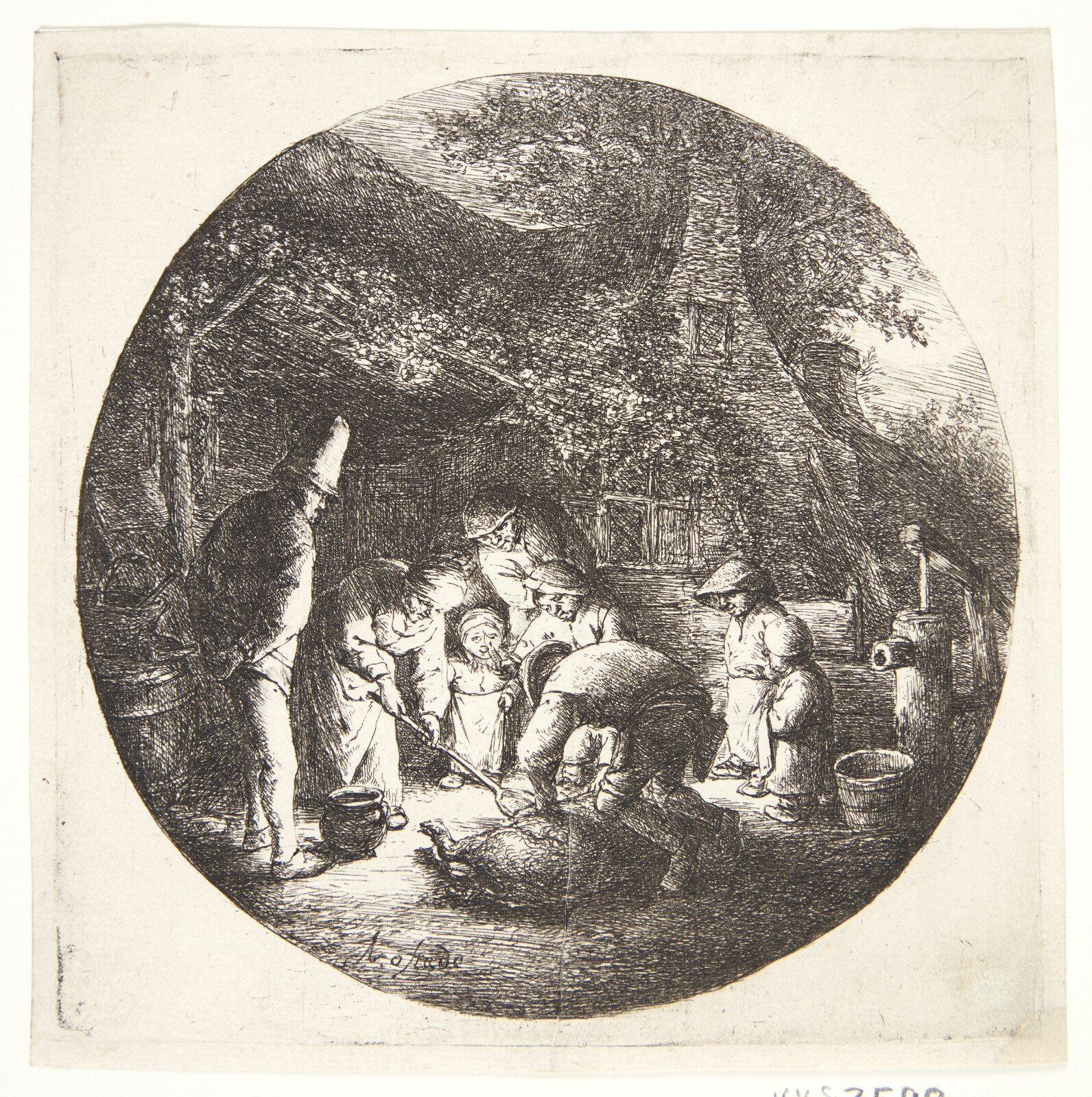 Adriaen van Ostade, Svinet slagtes