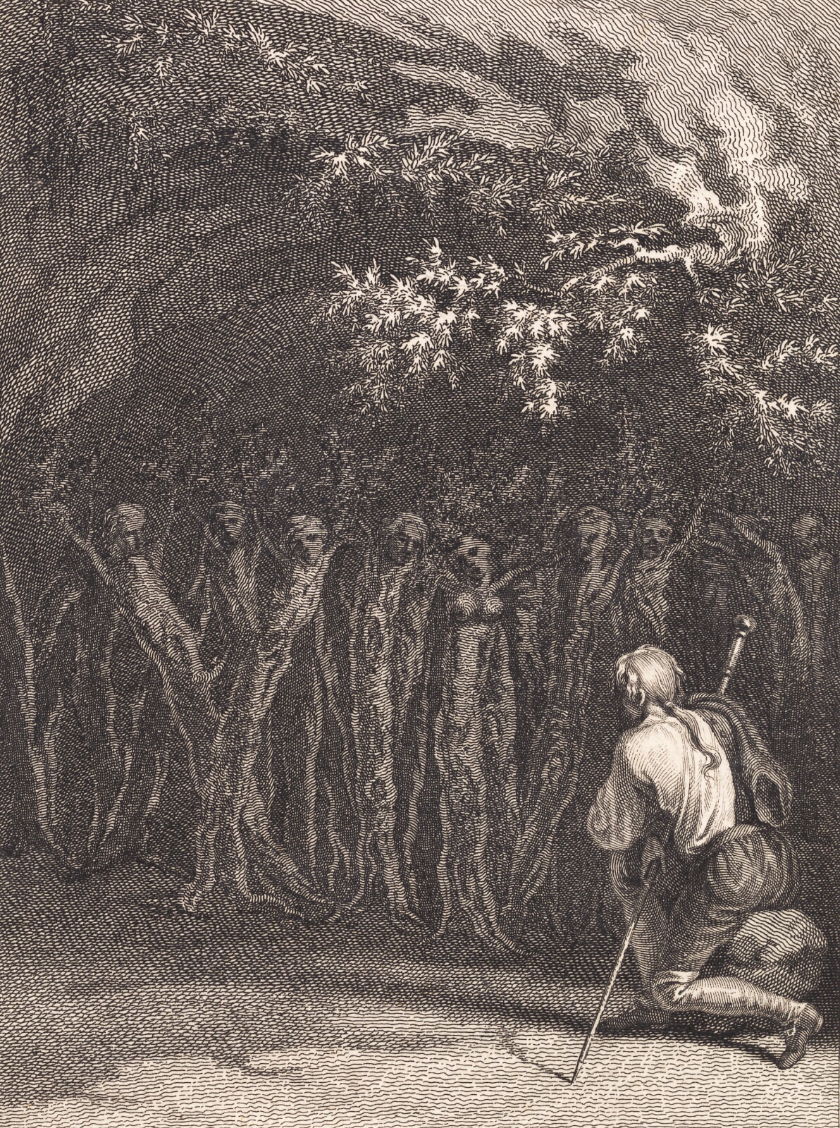 J.F. Clemens, Træmenneskene i bøn paa den ubegribelige guds dag