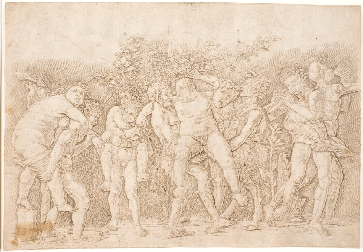 Bakkanal med Silén, 1470 – 1500, Andrea Mantegna | SMK Open