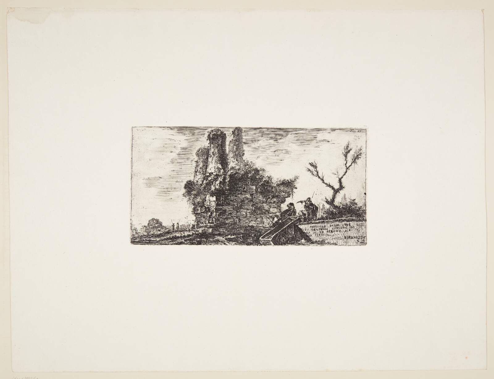 Giovanni Battista Piranesi, De tre Curiatii-brødres gravmæle i Albano