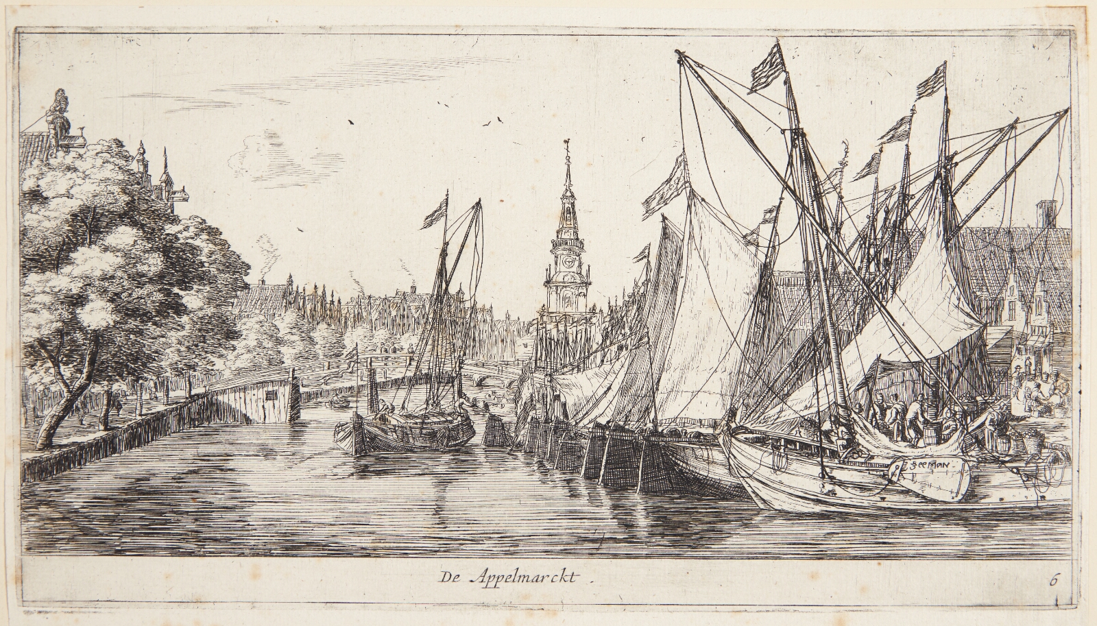 Reinier Zeeman, Appelmarkt i Amsterdam