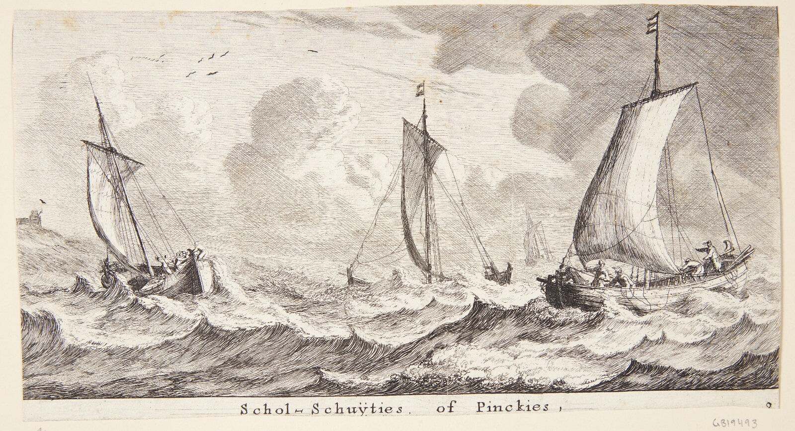 Reinier Zeeman, Rødspættepramme (scholschuiten) på havet