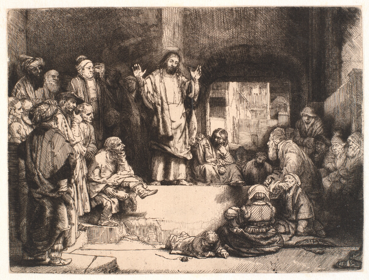Kristus prædiker for folket ("La petite Tombe")